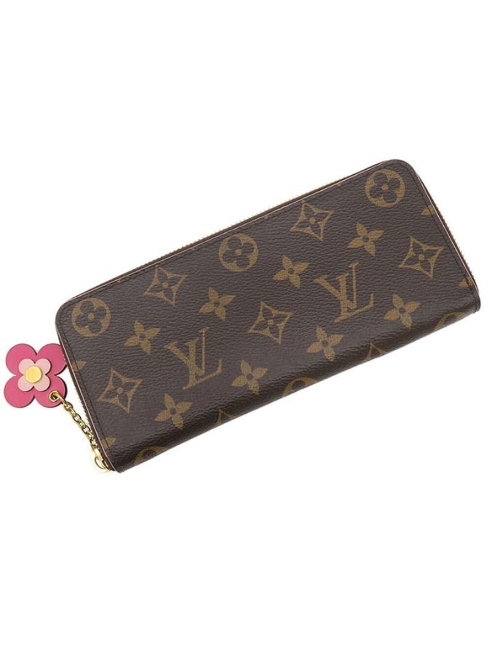 LV Clemence Flower Charm Wallet